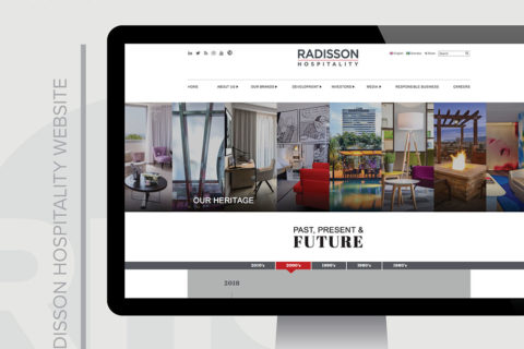 Radisson Hospitality website